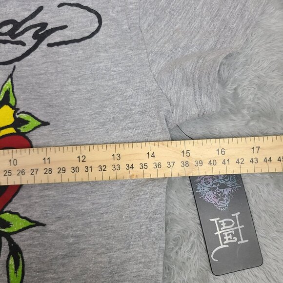 Ed Hardy T Shirt Kids Size Medium Love BitesOn Front Logo - Picture 6 of 8